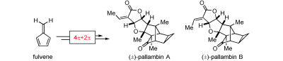Pentafulvene for the Synthesis of Complex Natural Products: Total Syntheses of (±)-Pallambins A and B. C. Ebner, E. M. Carreira, Angew. Chem. Int. Ed. 2015, 54, 11227